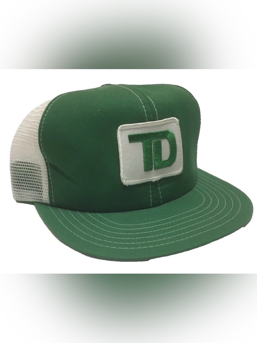 Rare Vintage TD Bank Trucker Hat – Toronto Dominion Green – Like New Condition
